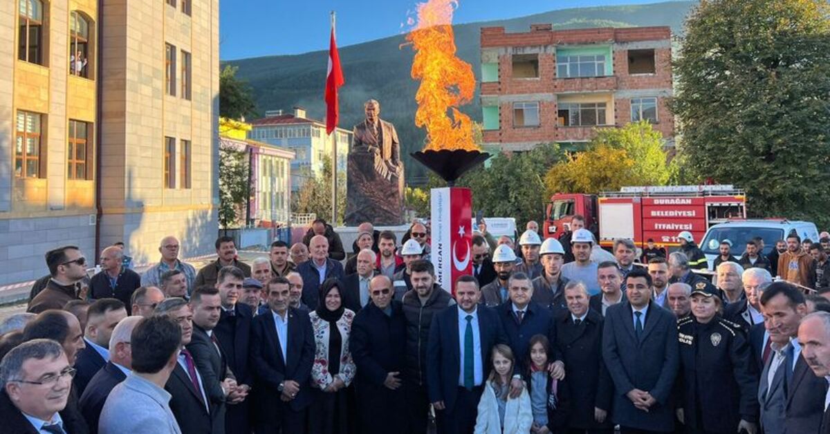 Durağan’da konutlara ilk doğal gaz verildi