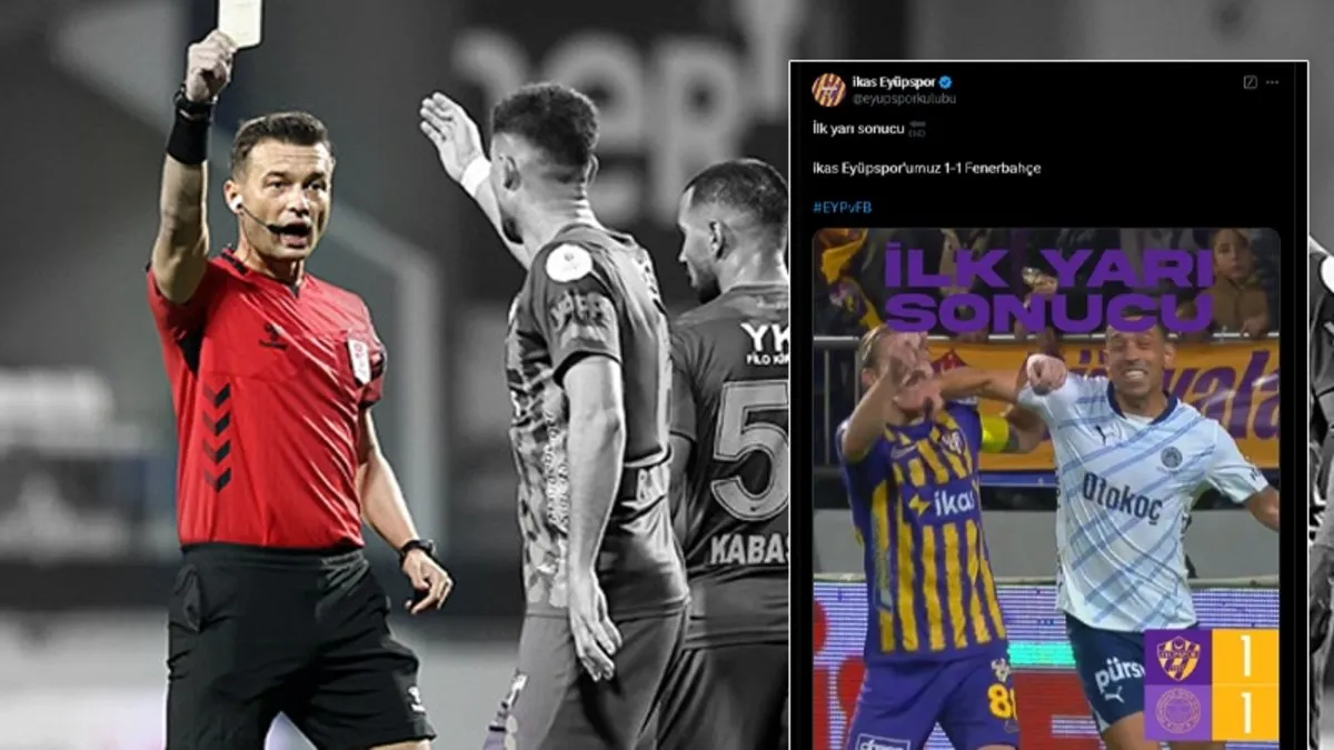 Son dakika haberleri: Eyüpspor’dan olay paylaşım! Fenerbahçe maçı sonrası büyük tepki…