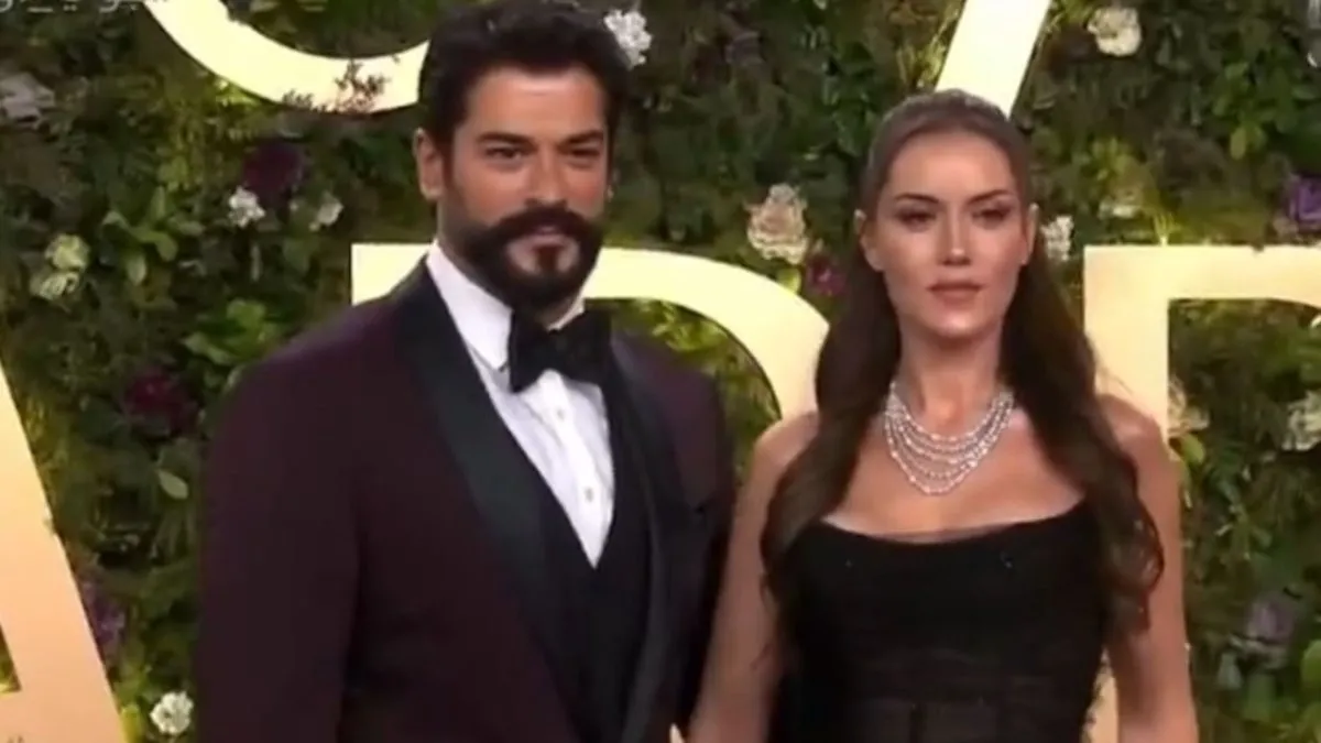 Fahriye Evcen’den Barış Arduç’a… Türk yıldızlar Riyad’daki ödül töreninde şıklık yarışına girdi!