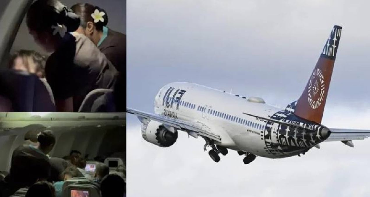 Uçakta sinir krizi geçiren yolcunun ağzını koli bandıyla bantladılar