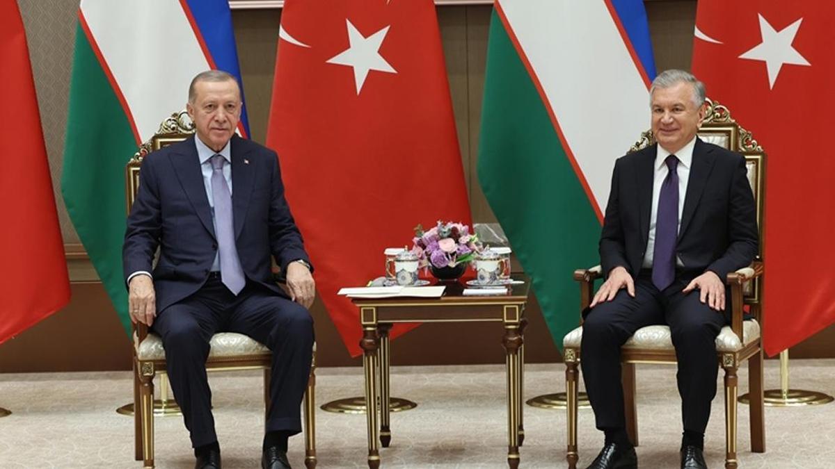 Cumhurbaşkanı Erdoğan, Özbekistan Cumhurbaşkanı ile telefonda görüştü