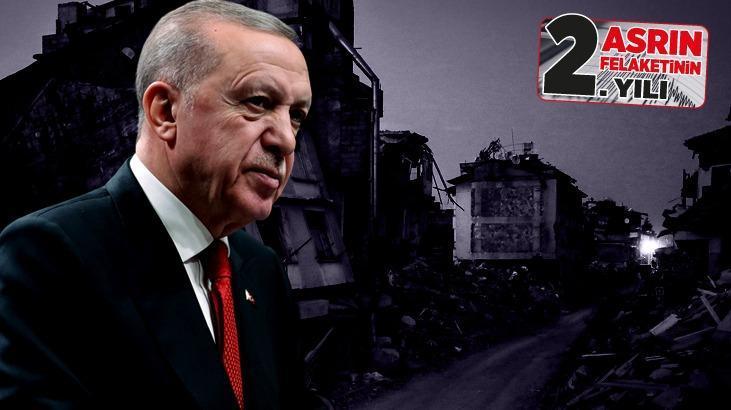 Cumhurbaşkanı Erdoğan’dan 6 Şubat depremleri paylaşımı